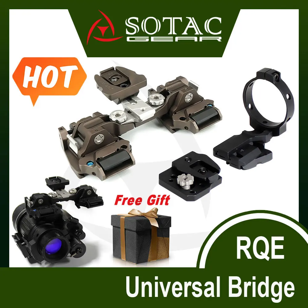 SOTAC RQE Puente Dual NVG para visor PVS-14