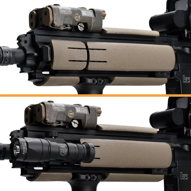 Cubierta táctica riel Picatinny para Airsoft con panel de cicatrices - imagen 4