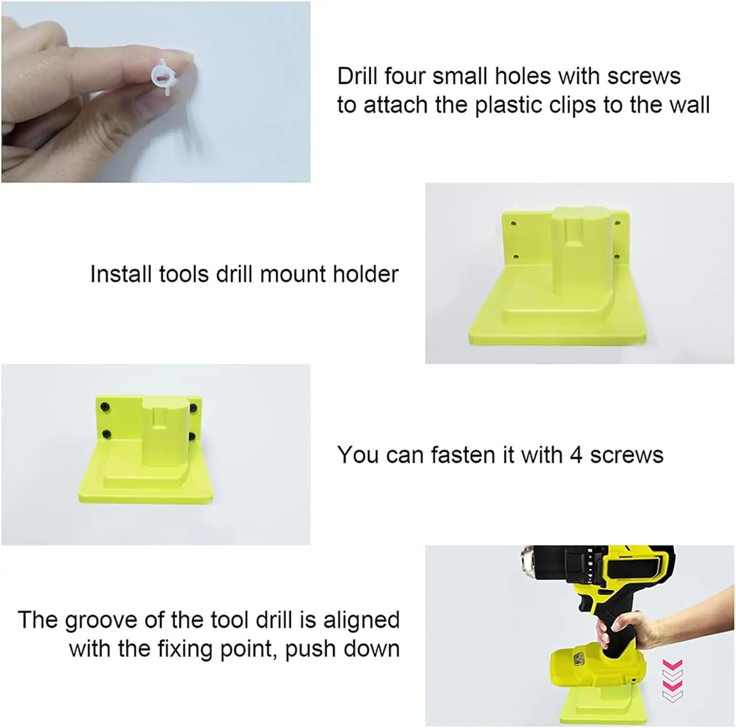 Ryobi Soporte mural para baterías de litio, estante taladros - imagen 4