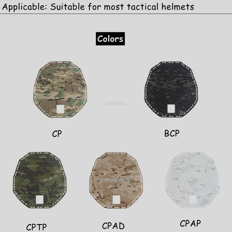 Funda de casco táctica camuflaje con corte láser 3D universal - imagen 4