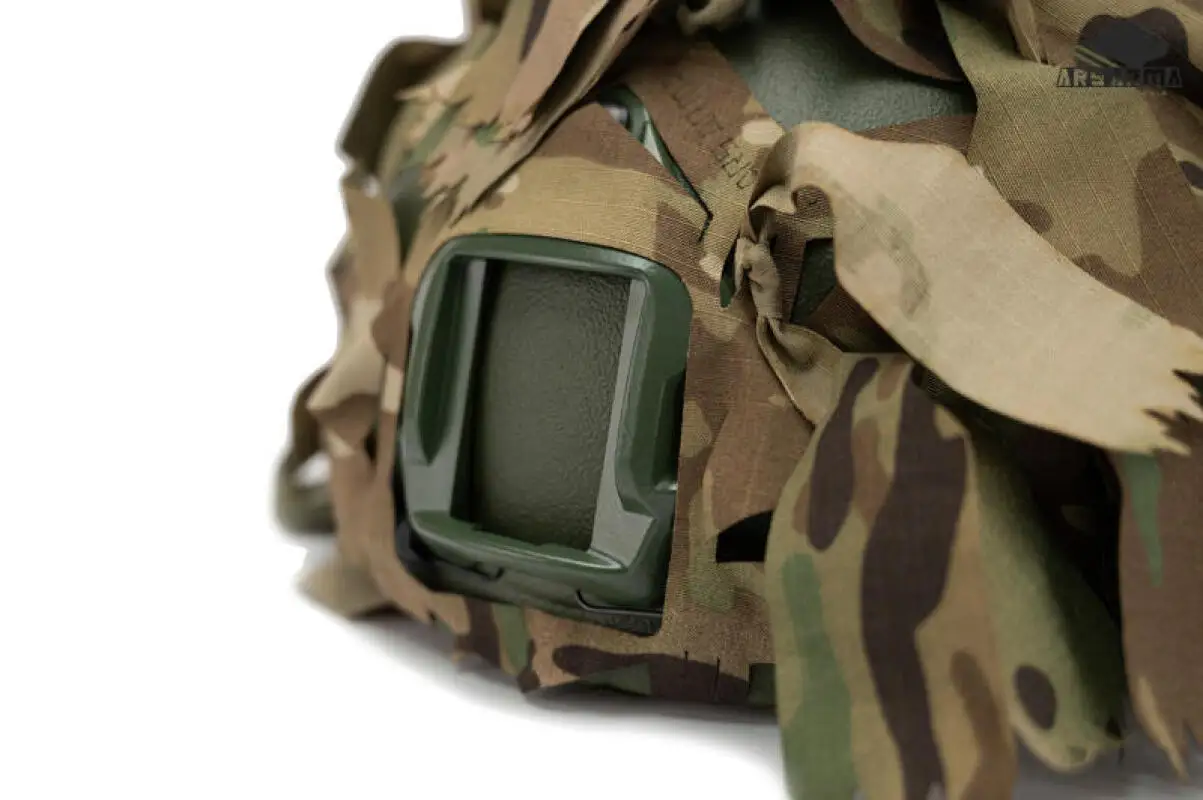 Casco táctico camuflaje infrarrojo malla 3D - imagen 5