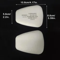 3M Filtro 5N11 respiratorio antipolvo para cartucho 6000 series