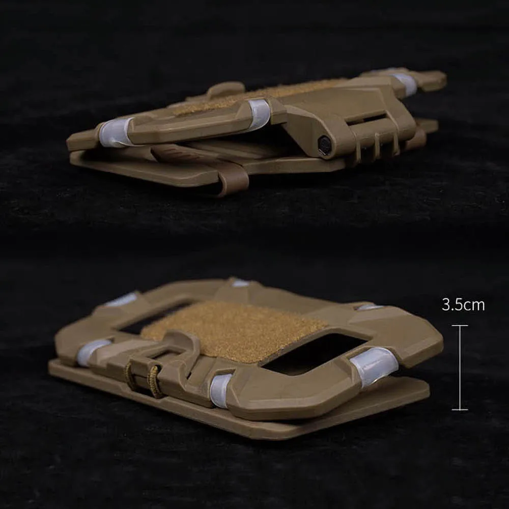 Soporte táctico MOLLE para teléfono y mapas, panel plegable de caza - imagen 3