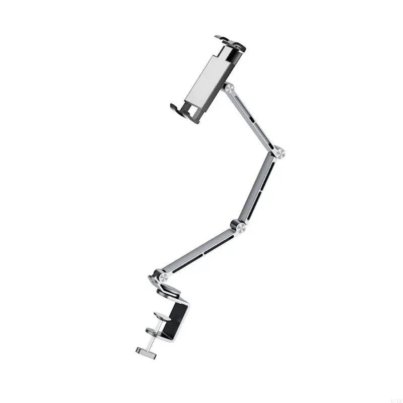 Soporte giratorio universal de aluminio para móvil y tableta
