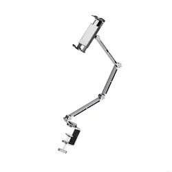 Soporte giratorio universal de aluminio para móvil y tableta