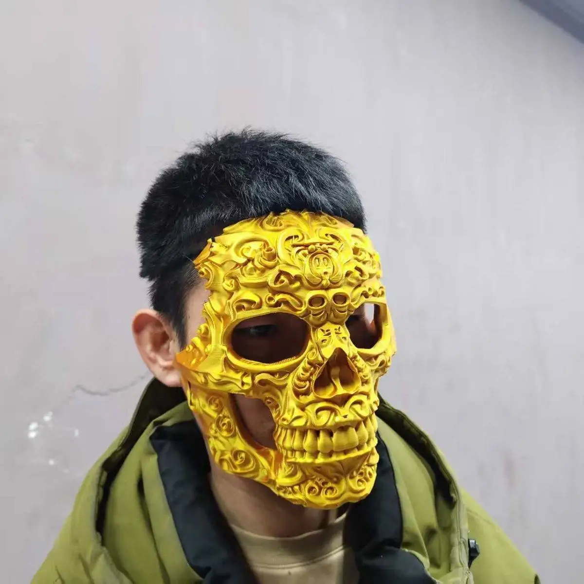 Máscara Táctica Calavera 3D para Cosplay y Festivales - imagen 5