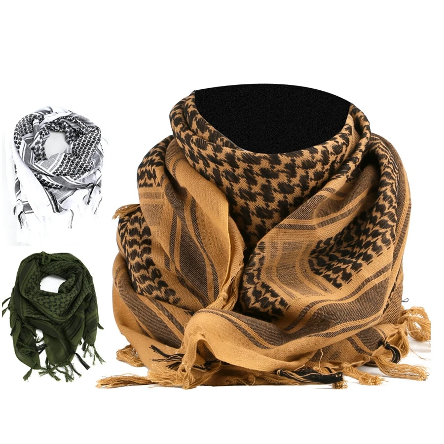 Shemagh táctico algodón verde oliva – Bufanda militar outdoor - imagen 5