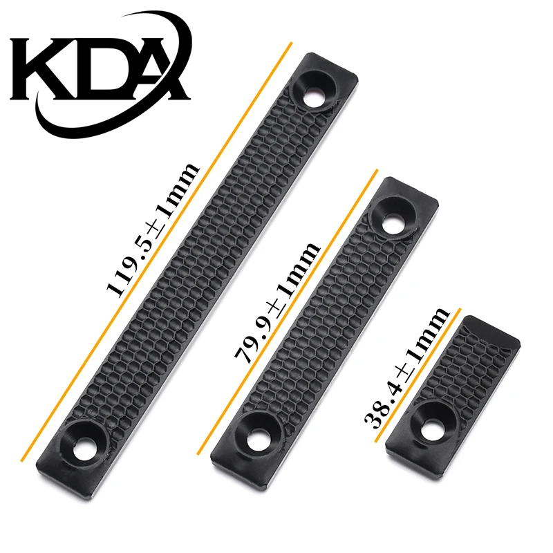 KDA Tactical WADSN cubre riel M-LOK Airsoft de nylon antideslizante