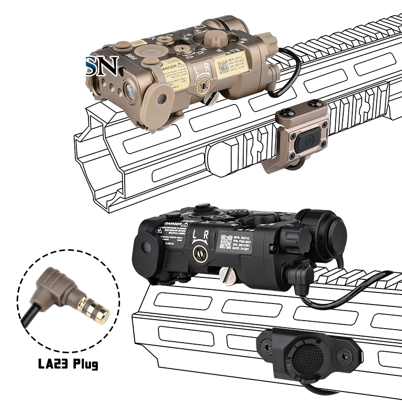 NGAL interruptor táctico trasero iluminado para riel M-LOK y Keymod - imagen 4
