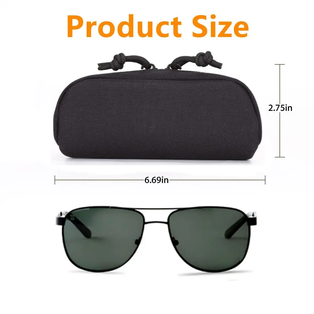 Estuche táctico MOLLE para gafas de sol con clip de cinturón - imagen 3