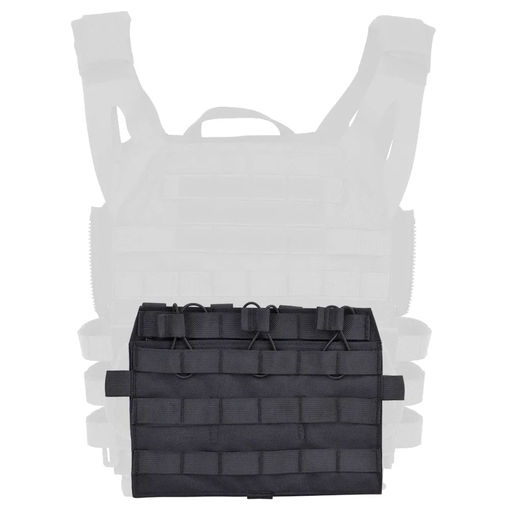 Panel MOLLE triple cargadores 5.56 M4 para chaleco táctico AVS - imagen 2