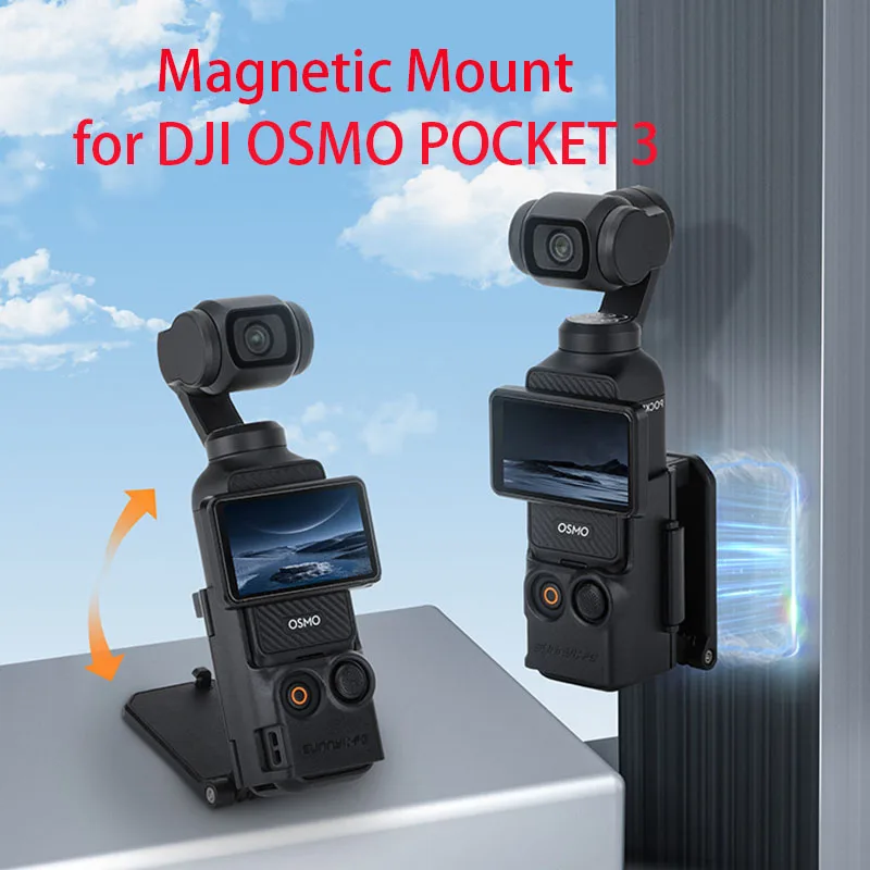 DJI Osmo Pocket 3 soporte magnético con abrazadera de montaje sobremesa - imagen 3