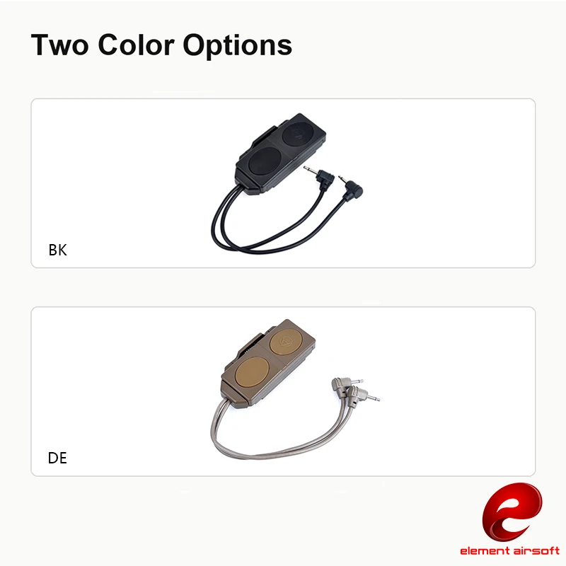 Cable Interruptor Presión Táctico Element EX177 Dual para PEQ-15/16 – Arena - imagen 5