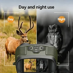 Cámara de visión nocturna infrarroja recargable para fauna y camping
