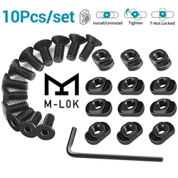 Tornillos y tuercas de repuesto M-LOK para riel de guardamanos