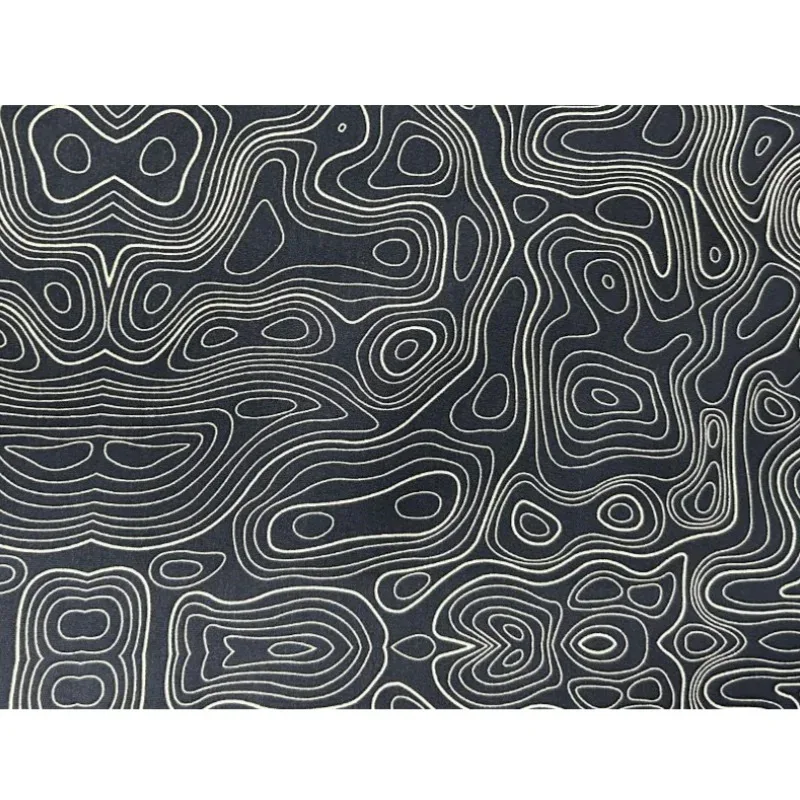 Tela nylon Terrain verde negro con PU y camuflaje topográfico - imagen 3