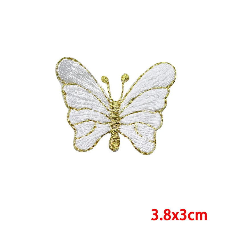 Parches de mariposa - detalle rayas