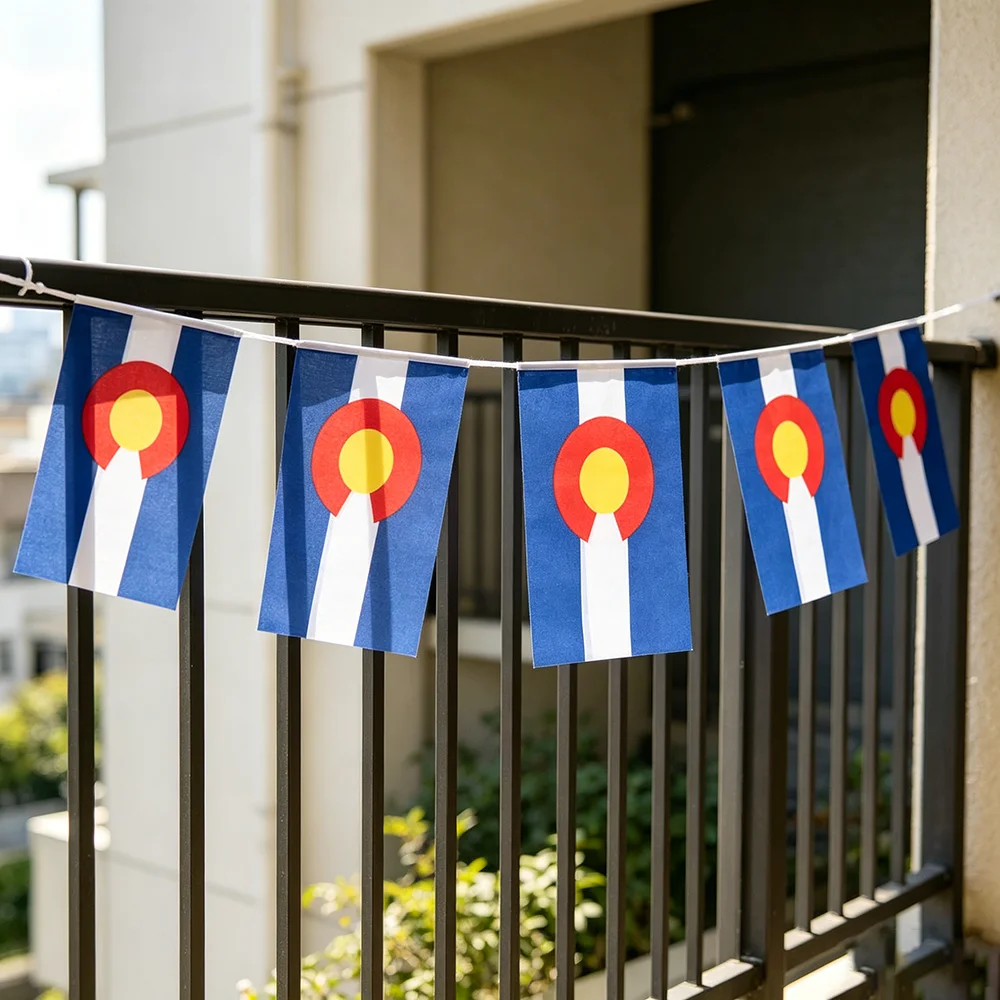 Banderines de Colorado para guirnalda de decoración - imagen 4