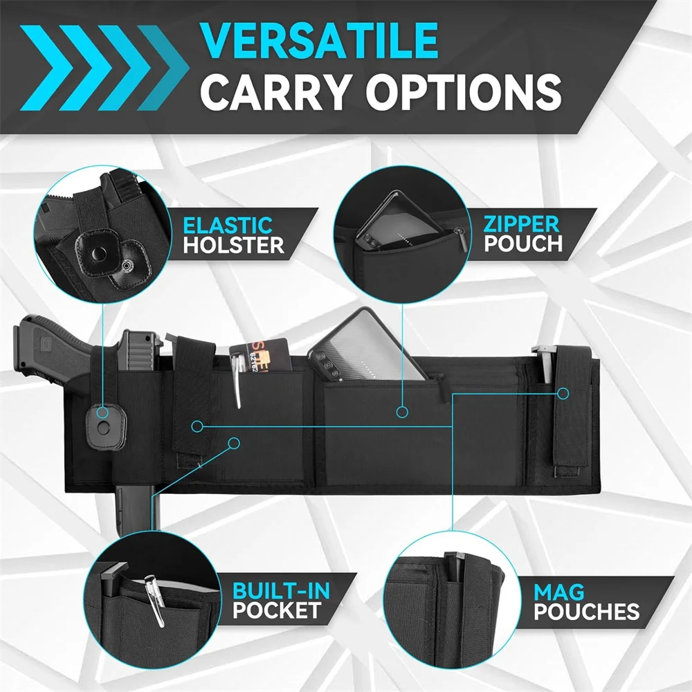 Funda táctica oculta para cinturón airsoft bajo perfil