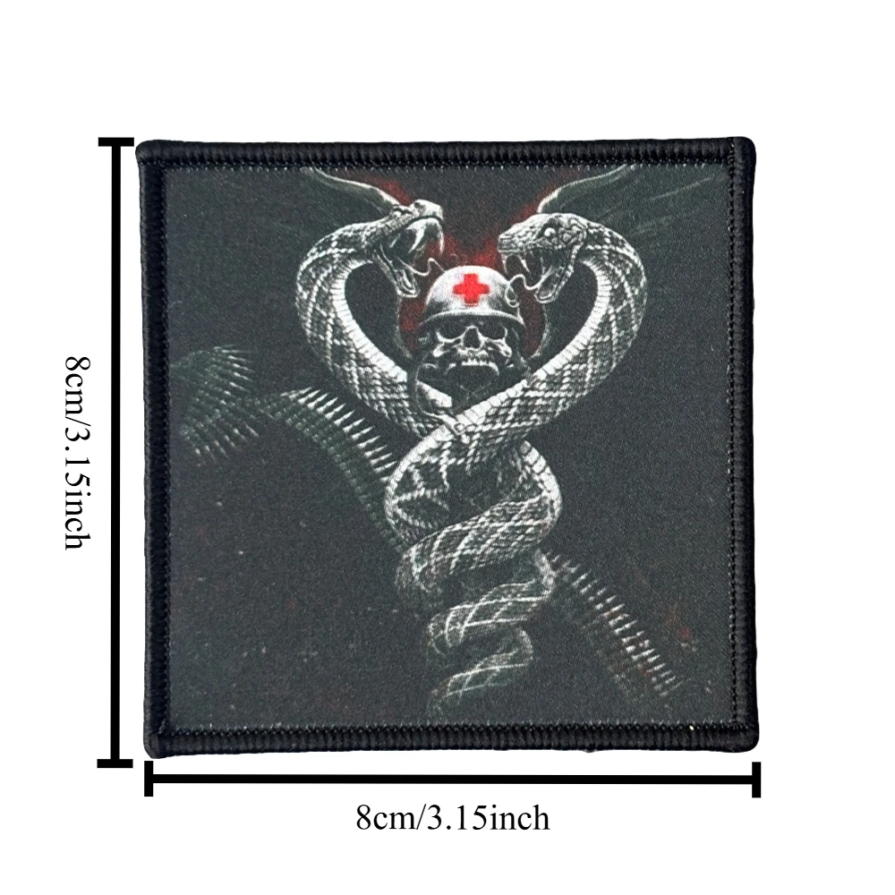Parche táctico Medusa Triage – Estrella de la Vida velcro médico - imagen 3
