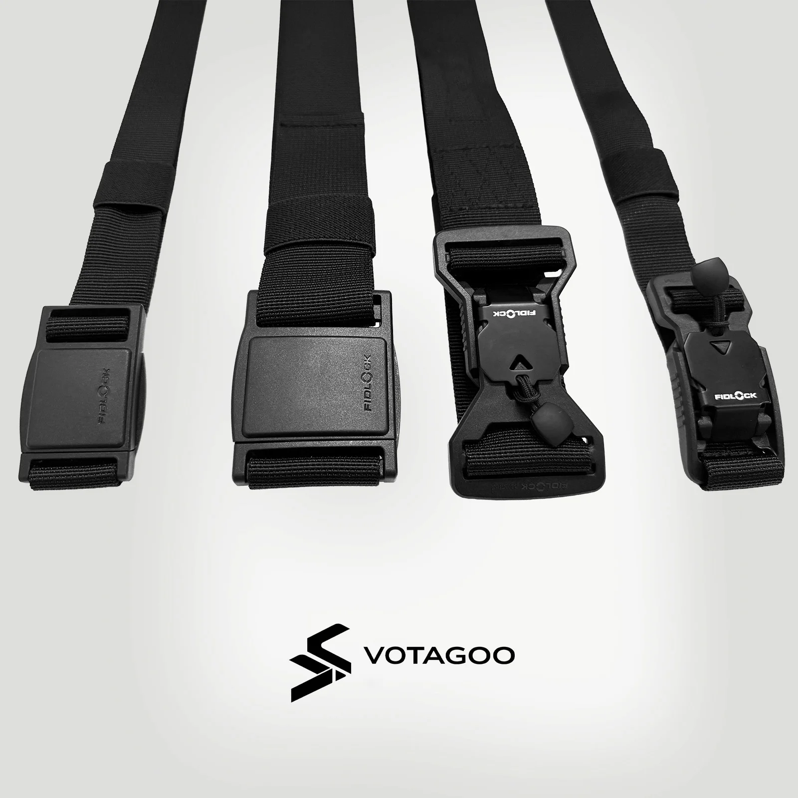 VOTAGOO Fidlock V-buckle cinturón táctico magnético de nailon rápido - imagen 5