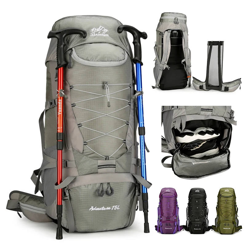 Mochila impermeable de montañismo para senderismo, camping y escalada - imagen 3