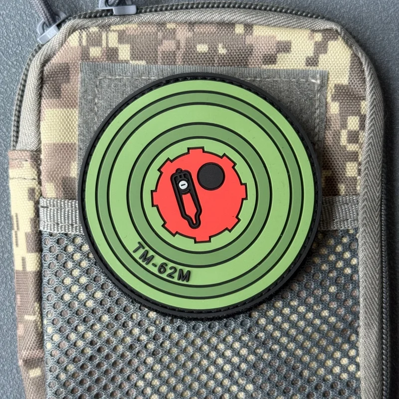 Parche táctico TM-62M PVC velcro para mochila y ropa