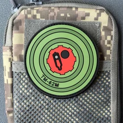 Parche táctico TM-62M PVC velcro para mochila y ropa