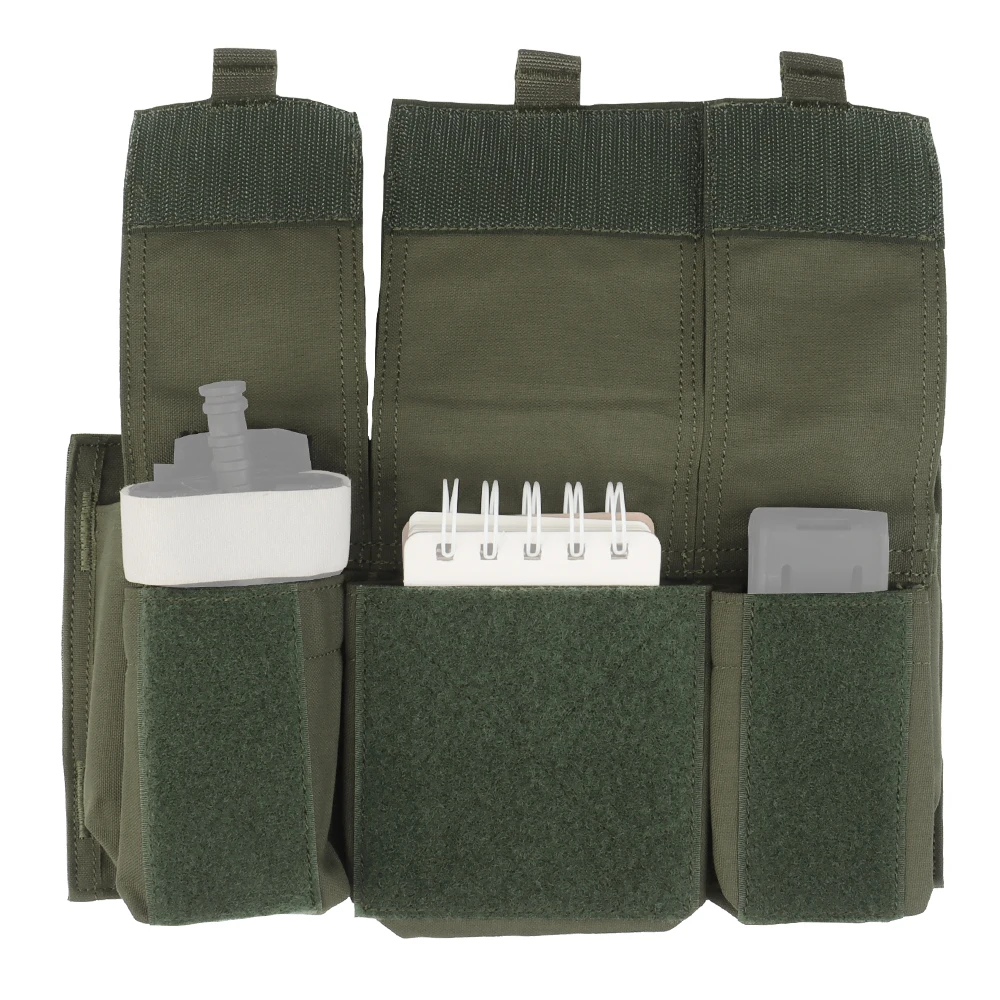 Chaleco táctico 7,62 para Airsoft con triple portacargadores - imagen 5