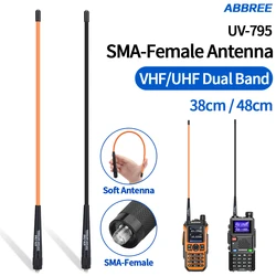 Antena ABBREE UV-795 SMA hembra banda dual VHF/UHF
