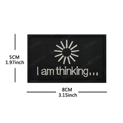 Parche bordado frase motivacional – Insignia para coser o planchar