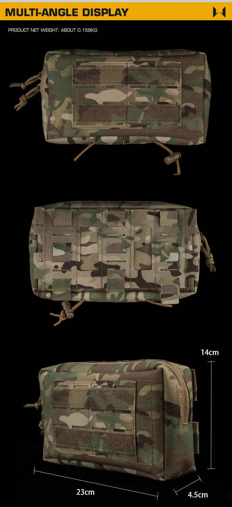 Bolsa GP con interfaz MOLLE