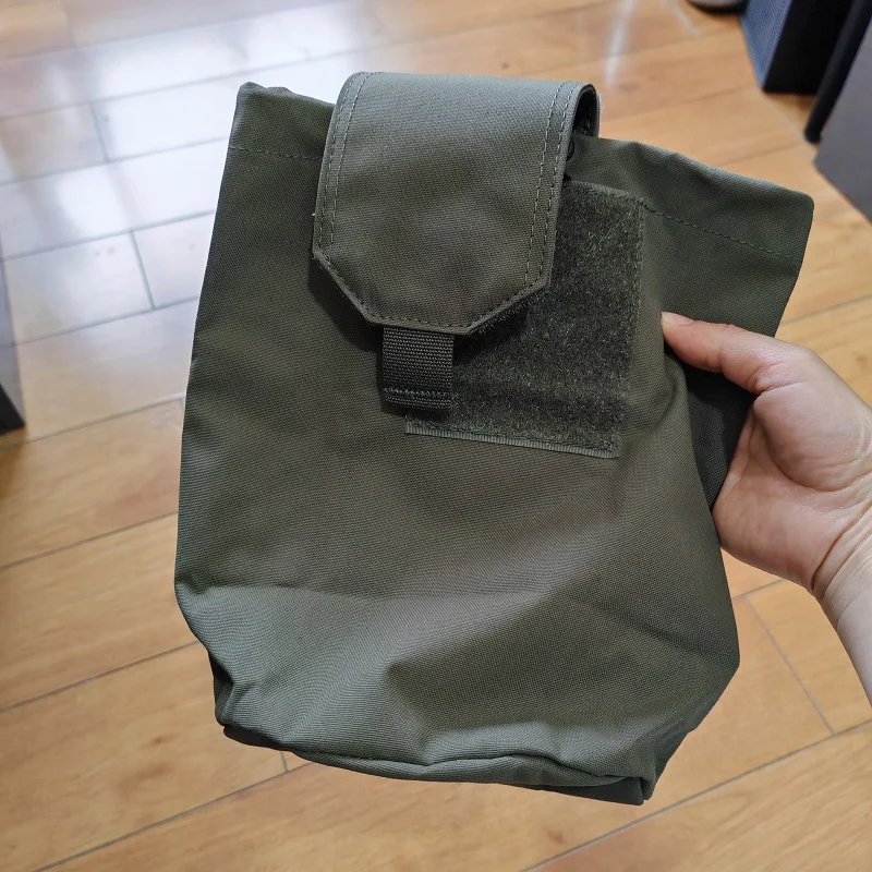 Bolsa plegable exterior con orificio de drenaje para reciclaje