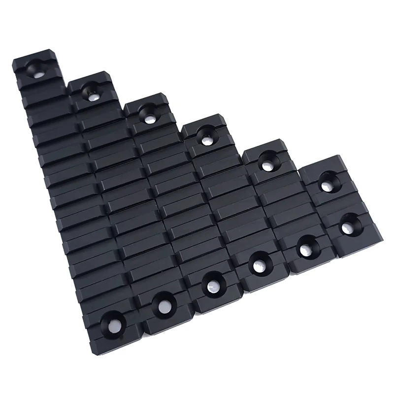 Adaptador Keymod a Picatinny M4/HK416 de aluminio anodizado negro