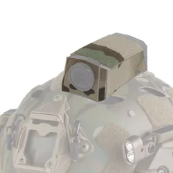 Parche camuflaje táctico para soporte de cámara en casco aire libre