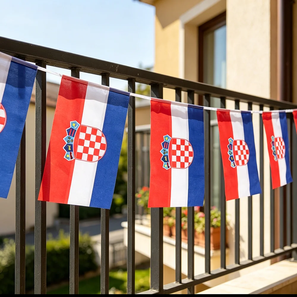 Banderines de Croacia para decoración en fiestas, ferias y eventos - imagen 5