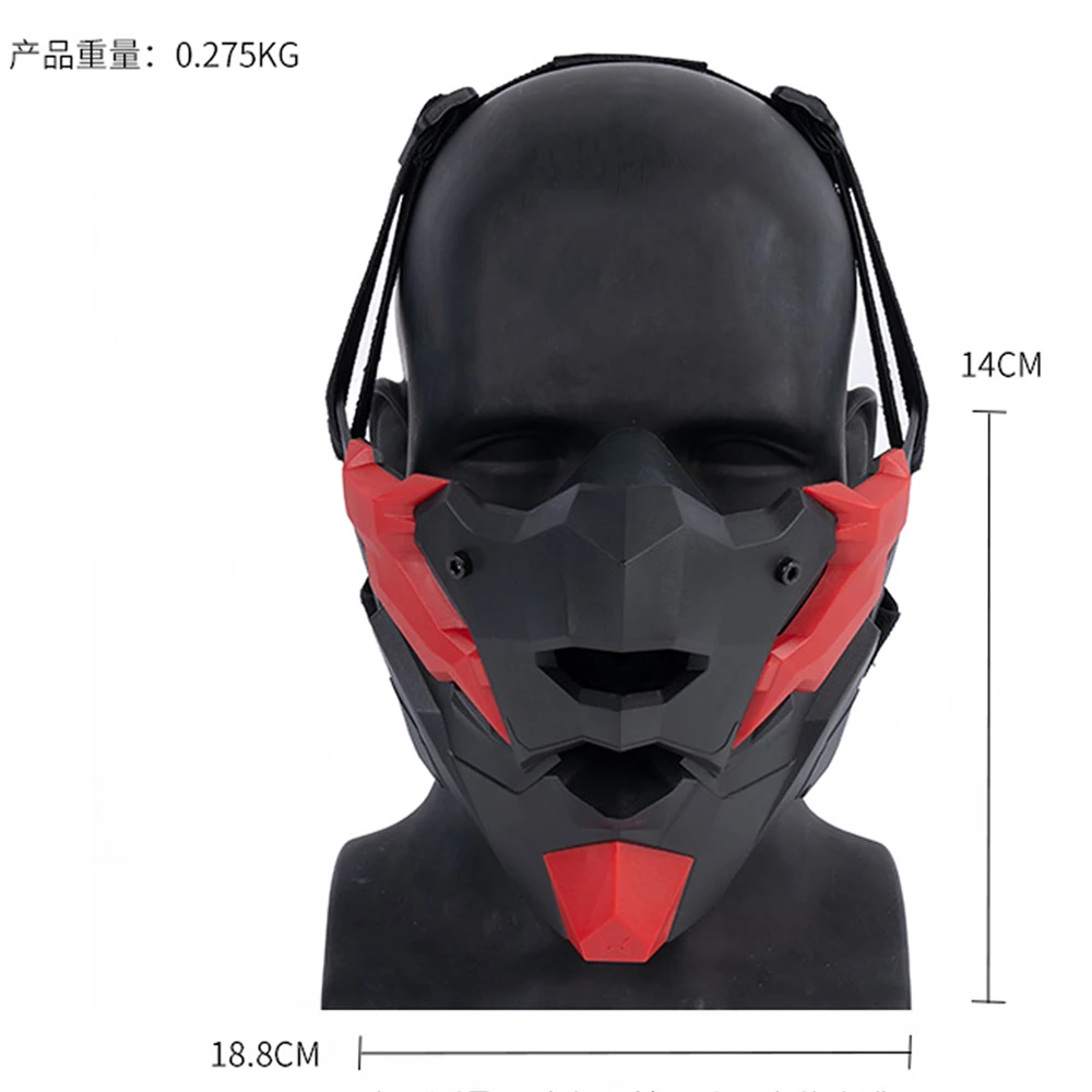Máscara mecánica Demon Plates para Halloween y cosplay táctica - imagen 3