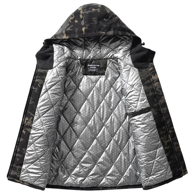 Chaqueta táctica Multicam con calefacción, cortavientos térmico - imagen 2