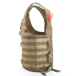 Chaleco táctico MOLLE de carga con hidratación para hombre