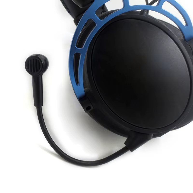 Micrófono orientable para ajustar la voz en juegos y grabaciones