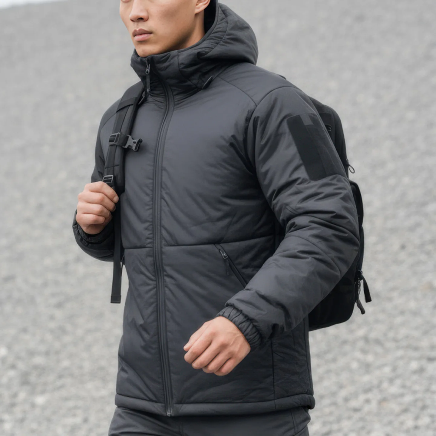 Chaqueta táctica de algodón camuflaje térmica hombre, abrigo frío - imagen 3