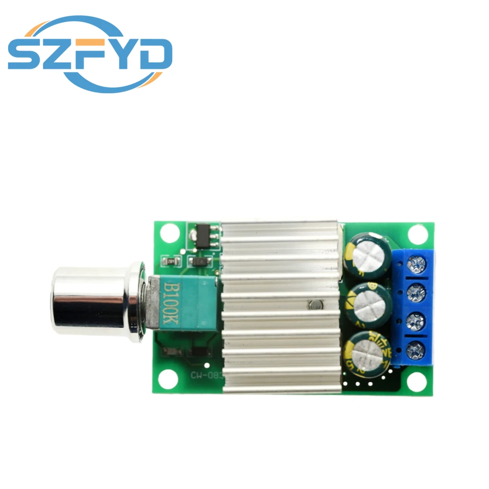 Controlador PWM motor DC 12-24V 10A para automatización táctica - imagen 2