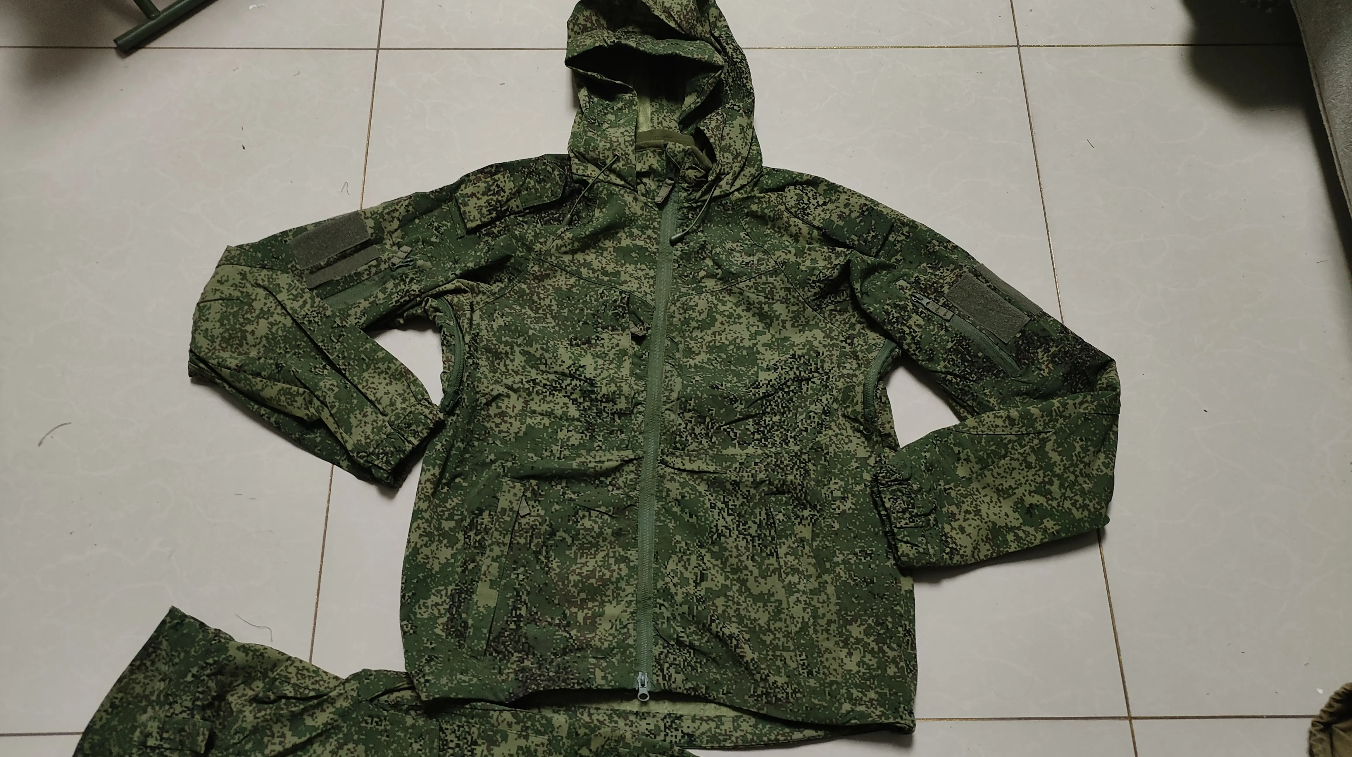 VKBO uniforme de combate ruso secado rápido camuflaje EMR verde - imagen 5
