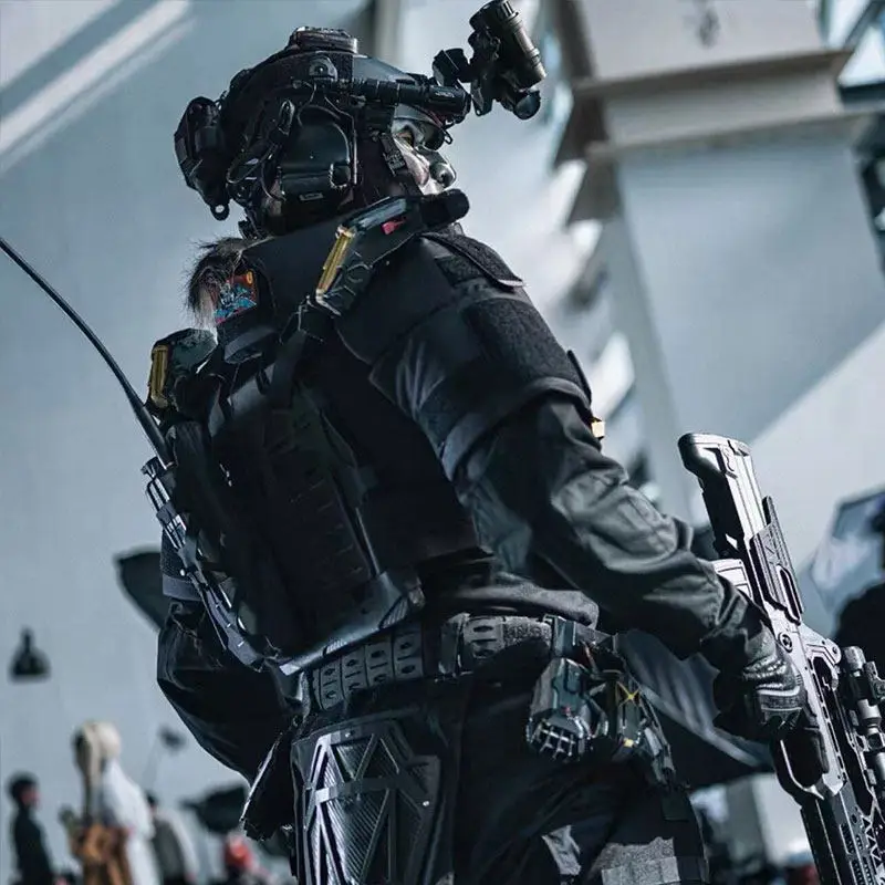 Casco táctico FAST para airsoft con NVG y luz de señalización - imagen 5