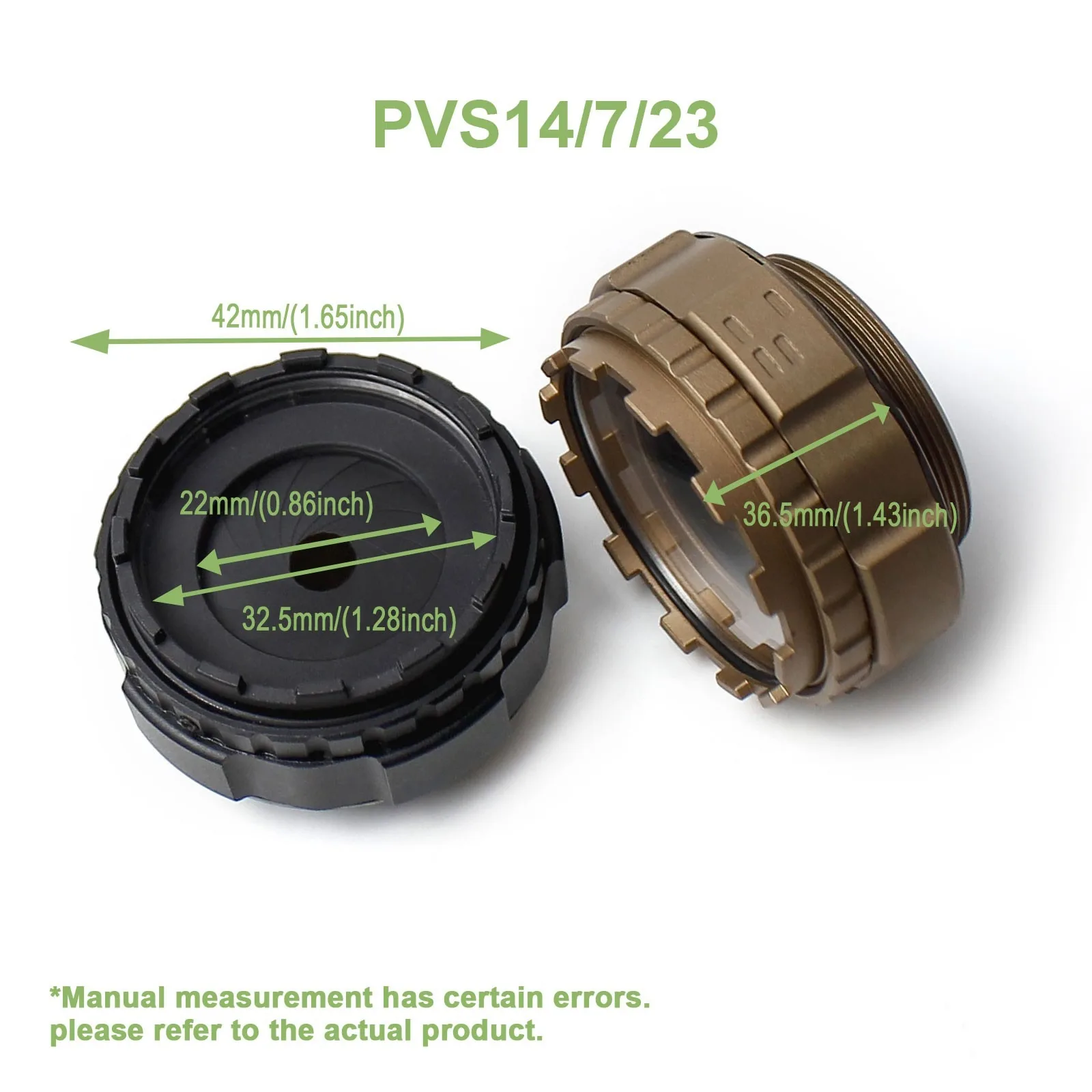 Cubierta metálica de enfoque NVG para PVS14/PVS7/PVS23 - imagen 2