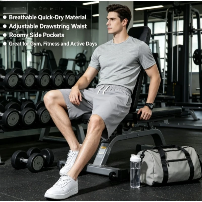 Pantalones cortos de secado rápido outdoor holgados para verano - imagen 4