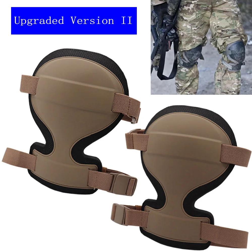 Rodilleras tácticas arco mejoradas II para combate Airsoft outdoor - imagen 2