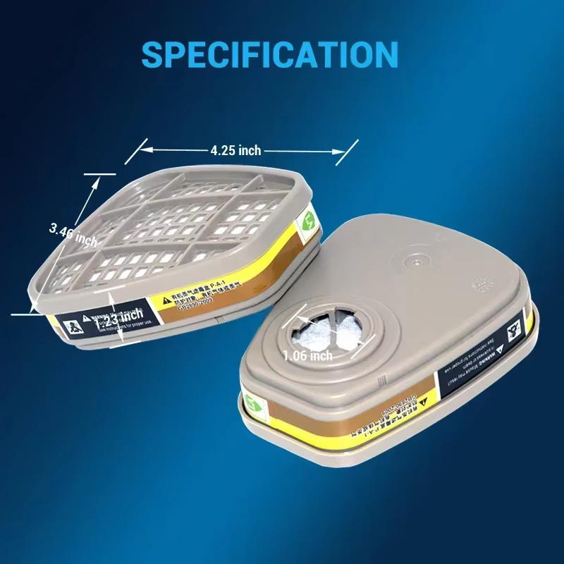 3M Cartucho de respirador compatible con 6200/6800/7502 - filtro 5N11 - imagen 5