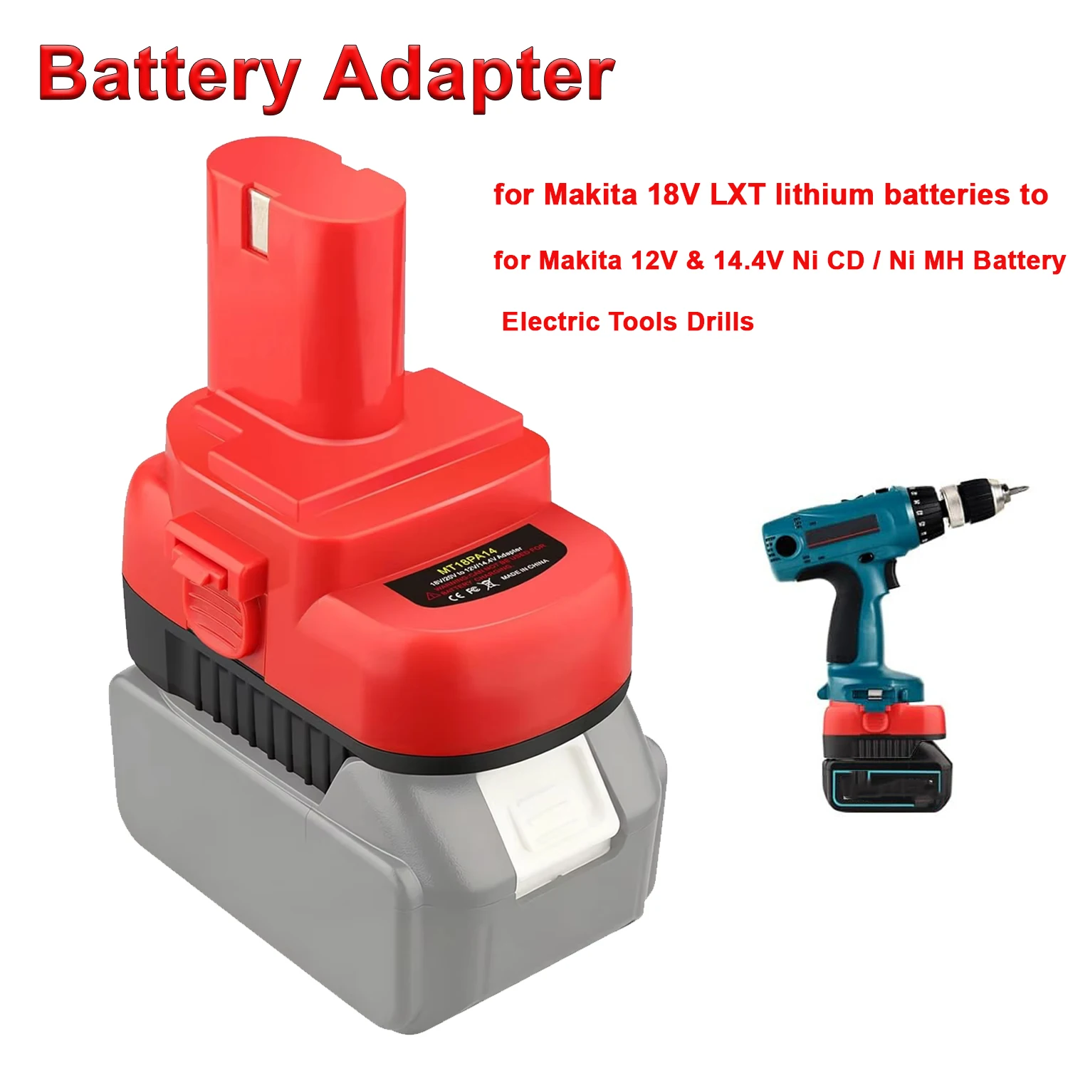 Adaptador de batería Makita LXT BL18 para suministro con voltaje bajo - imagen 4