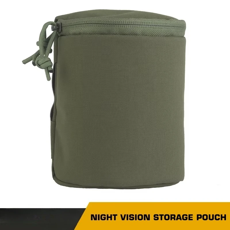 Bolsa táctica MOLLE doble cremallera para equipo de visión nocturna - imagen 5